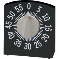 Tactile Low Vision Timer Black with White Numbers
