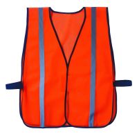 Safety Vest - Orange with Reflective Strips