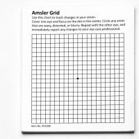 Amsler Grid 50-Sheet Pad With Magnet