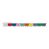 Chart Divider Set - Paper - Home Care - 10 Tabs Bottom,     