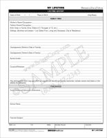 My Lifetime History Form