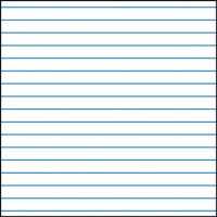 Raised Line Paper, 3/8" Wide Lines - 125 sheets