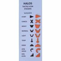 HALOS Tactile Washer Stickers - 2 sets