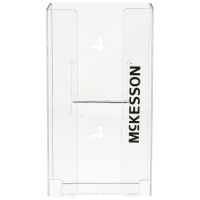 Glove Box Holder  Horizontal or Vertical Mounted 1-Box Capacity Clear 4 X 5-1/2 X 10 Inch Plastic