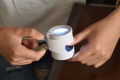 Nail Clipper with 4X LED Magnifier