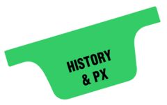 Chart Divider Tab - History & PX - Tyvek - Bottom
