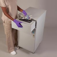HCL Secure Drop Cart, Beige w/ Inset Pull Handles