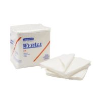 Task Wipe WypAll L30 Light Duty White NonSterile Double Re-Creped 12 X 12-1/2 Inch Disposable