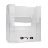 Glove Box Holder  Horizontal or Vertical Mounted 3-Box Capacity Clear 3-1/8 X 10-1/4 X 15-1/4 Inch Plastic