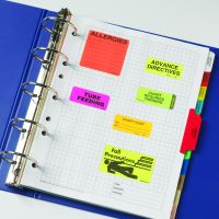 Chart Divider Tab - Condition Alert - Paper - Bottom