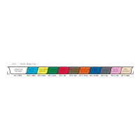 Chart Divider Set - Poly - Long-Term Care - 11 Tabs Bottom