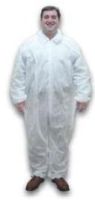Coverall X-Large White Disposable NonSterile
