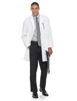Lab Coat White Large Knee Length Reusable 561165