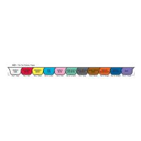 Chart Divider Set - Paper - Home Care - 11 Tabs - Side Punch - Bottom Tabs