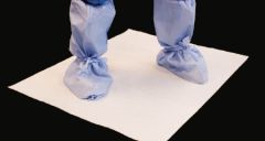 Absorbent Floor Mat EnviroSorb 36 x 40 Inch White Polyester / Rayon / Polyethylene