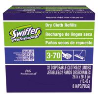 Dry Refill Cloths, White, 10 5/8" x 8", 32/Box
