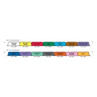 Chart Divider Set - Paper - Home Care - 14 Tabs Side