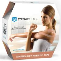 STRENGTHTAPE Kinesiology Tape (35m Uncut Roll, Beige)