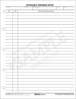 Physicians Progress Notes 2-Sided Form
