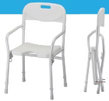 Folding Shower Chair Nova With Arms With Backrest 19 to 22 Inch Height
-665925