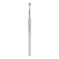 5-1/2"(6.6 cm) Sterile Centurion Fox Dermal Curette with Sharp 5 mm Tip,Single Use