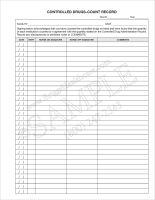 Individual Narcotic Record Book
