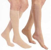 Compression Stocking JOBST Relief Knee High Medium Beige Closed Toe
