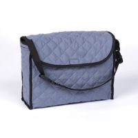 Ableware Cotton Tote Bag for Walkers & Wheelchairs-Blue/Gray