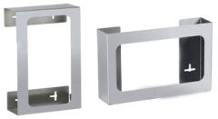 Glove Box Holder Horizontal or Vertical Mounted 3-Box Capacity Silver
