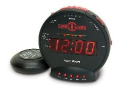 Sonic Bomb Extra Loud Alarm Clock and Bed Shaker