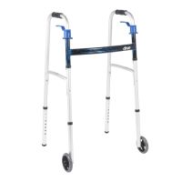 Dual Release Folding Walker Adjustable Height drive-741917