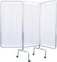 3 Panel Privacy Screen w/Casters Drive