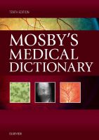 Mosby s Medical Dictionary, 10th Edition