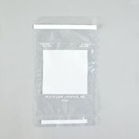  Self-Sealing Bags with Tear-Off Receipt, 6x10, Clear