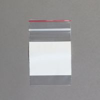 Easy-Write Reclosable Bags, Single-Track, 3 x 4