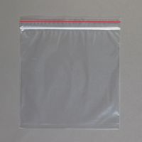Premium Red Line  Reclosable Bags, Single-Track, 8 x 8