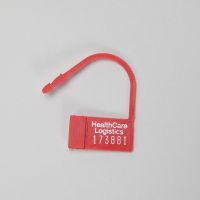 Heavy-Duty Nylon Padlock Seals, Numbered, Red