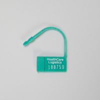 Heavy-Duty Nylon Padlock Seals, Numbered, Green