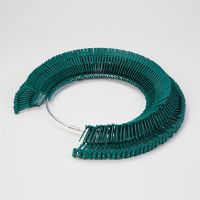 Padlock Seals on a Ring, Consecutively Numbered, Green