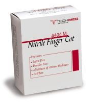 Finger Cot X-Large 2-1/2 Inch Powder Free Nitrile NonSterile
