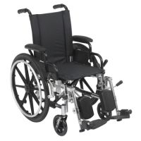 Lightweight Wheelchair drive Viper Dual Axle Desk Length Arm Flip-804790