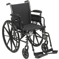 Lightweight Wheelchair Cruiser III Dual Axle Desk Length Arm Flip-805040