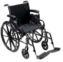 Lightweight Wheelchair Cruiser III Dual Axle Full Length Arm Flip-805612