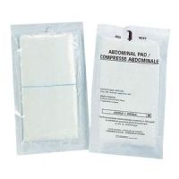 AMD Medicom Abdominal Pad, 8" x 7.5" Sterile, White