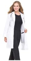 Lab Coat White Size 10 Knee Length Reusable 810859