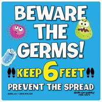 Beware the Germs Magnet  
