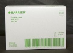 Surgical Mask Barrier  Standard Pleated Tie Closure One Size Fits Most Green NonSterile Not Rated Adult