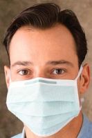 Surgical Mask Barrier  Special Anti-fog Pleated Tie Closure One Size Fits Most Green NonSterile Not Rated Adult