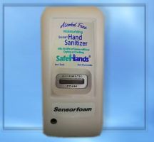 Hand Hygiene Dispenser SafeHands White Plastic Touch Free 1000 mL Wall Mount