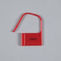 Extra-Large Heavy-Duty Padlock Seals, Numbered, Red